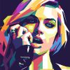 Margot Robbie Pop Art Paint By Numbers