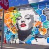 Marilyn Monroe Banksy Mural Paint By Numbers