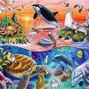 Underwater Marine Creatures Paint By Numbers
