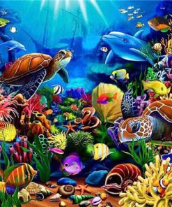 Marine Animal Art Paint By Numbers