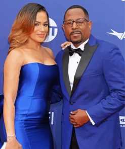 Martin Lawrence and Shamicka Gibbs Paint By Numbers