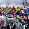 Marvel Superheroes Adventure Paint By Numbers