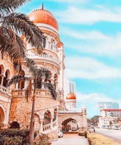 Putra Mosque Scenery Paint By Numbers