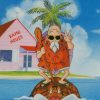 Dragon Ball Master Roshi Paint By Numbers