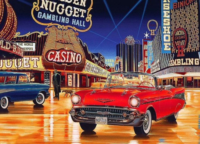 Muscle Cars of Las Vegas Paint By Numbers