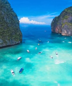 Stunning Maya Bay Seascapes Paint By Numbers