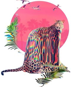 Leopard Wildlife Painting Paint By Numbers