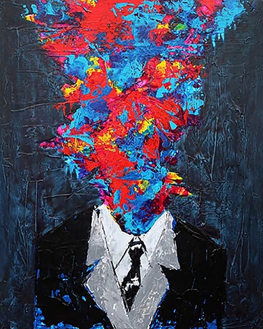 final Men Colorful Expression Paint By Numbers artwork