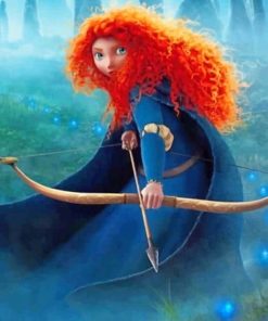 Merida Disney Princess Paint By Numbers