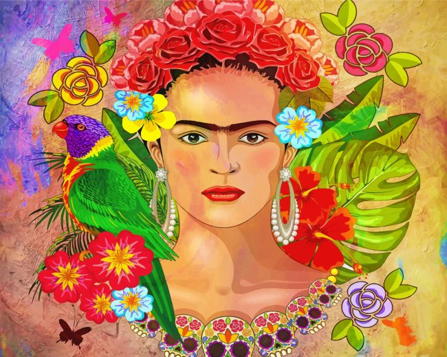 Frida Kahlo Inspired Paint By Numbers