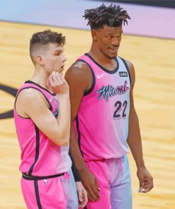 Miami Heat Basketball Paint By Numbers