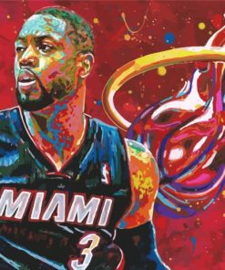 Miami Heat Basketball Experience Paint By Numbers