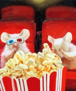 Mice in Nature Paint By Numbers