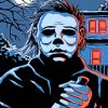 Halloween Michael Myers Paint By Numbers