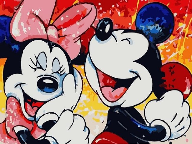 Mickey Minnie Disney Paint By Numbers