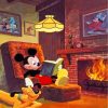 Mickey Mouse and Pluto Disney Paint By Numbers