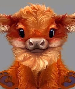 Mignon Cow Calf Paint By Numbers