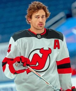 Miles Wood New Jersey Devils Paint By Numbers