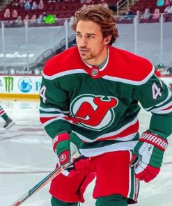 Miles Wood Hockey Paint By Numbers