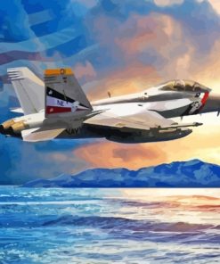 McDonnell Douglas FA 18 Hornet Paint By Numbers