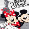 Mickey Minnie NYC Adventure Paint By Numbers
