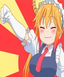 Miss Koboyashis Dragon Maid Anime Paint By Numbers