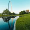 St Louis Gateway Arch Landscape Paint By Numbers