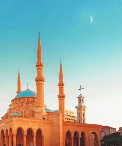 Mohammad AlAmin Beirut Mosque Paint By Numbers