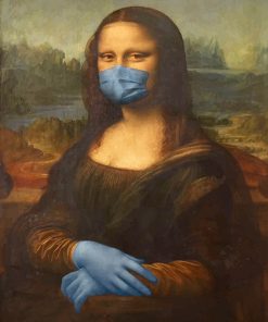 Mona Liza Masked Masterpiece Paint By Numbers