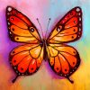 Monarch Butterfly Art Paint By Numbers