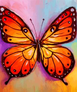 Monarch Butterfly Art Paint By Numbers