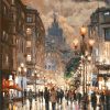 Moscow Night Cityscape Paint By Numbers