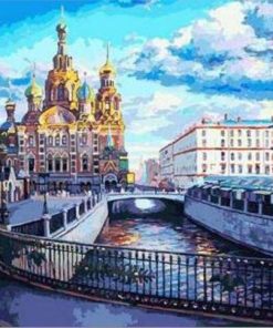 Moscow Cityscape Paint By Numbers