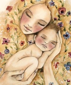 Mother and Baby Love Paint By Numbers