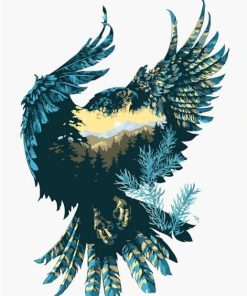 Majestic Eagles Paint By Numbers
