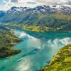 Mount Hoven Norway Landscape Paint By Numbers