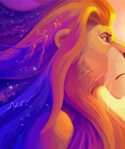 Mufasa Lion King Art Paint By Numbers