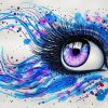 Multicolor Eyes Art Paint By Numbers