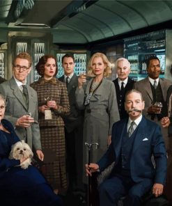 Murder On The Orient Express Movie Paint By Numbers