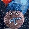 Snowy Owl Romantic Scene Paint By Numbers