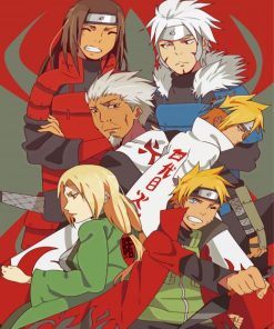 Naruto Hokage Anime Paint By Numbers