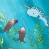 Underwater Narwhal Adventure Paint By Numbers