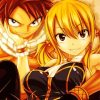 Natsu Dragneel and Lucy Heartfilia Paint By Numbers