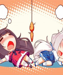 Nekopara Gaming Scene Paint By Numbers