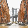 Brooklyn Bridge Cityscape Paint By Numbers