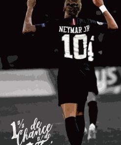 Neymar Jr Celebrity Sport Paint By Numbers