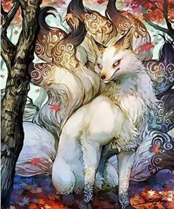 Majestic Kitsune Fox Paint By Numbers