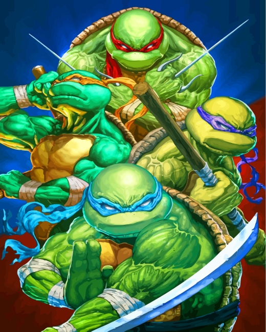 Finalizing Ninja Turtles Heroes Artwork