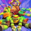 Ninja Turtles Adventure Paint By Numbers