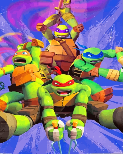 Finalizing Ninja Turtles artwork
